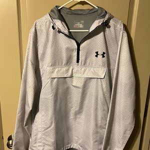 Under Armour Mens 1/4 Zip Hooded Anorak Jacket
